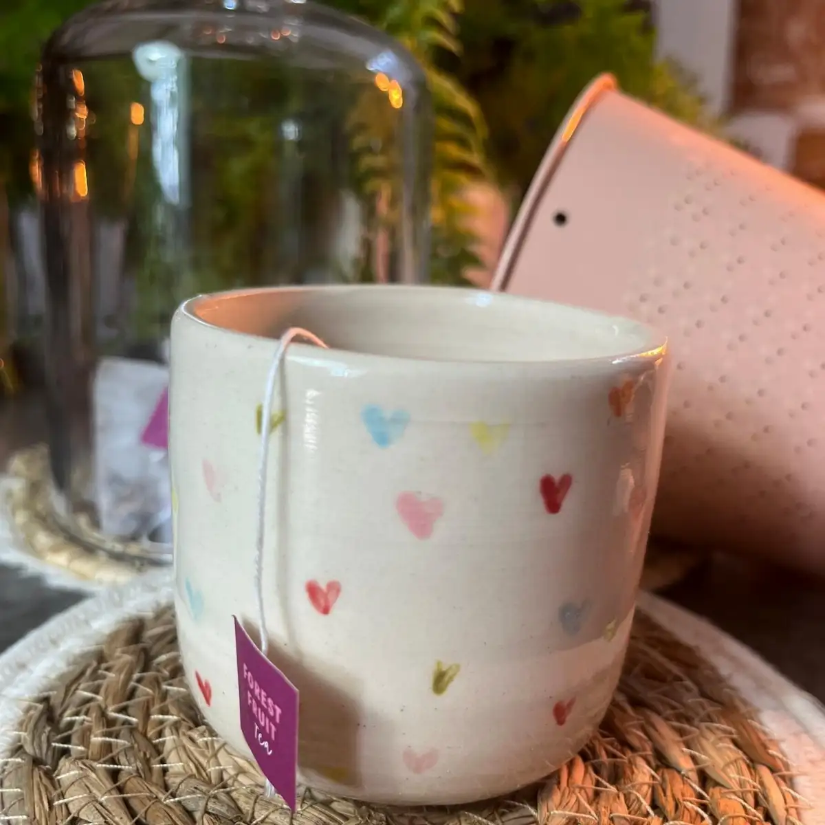 Tasse en grès Collection "Cœur Tendre"