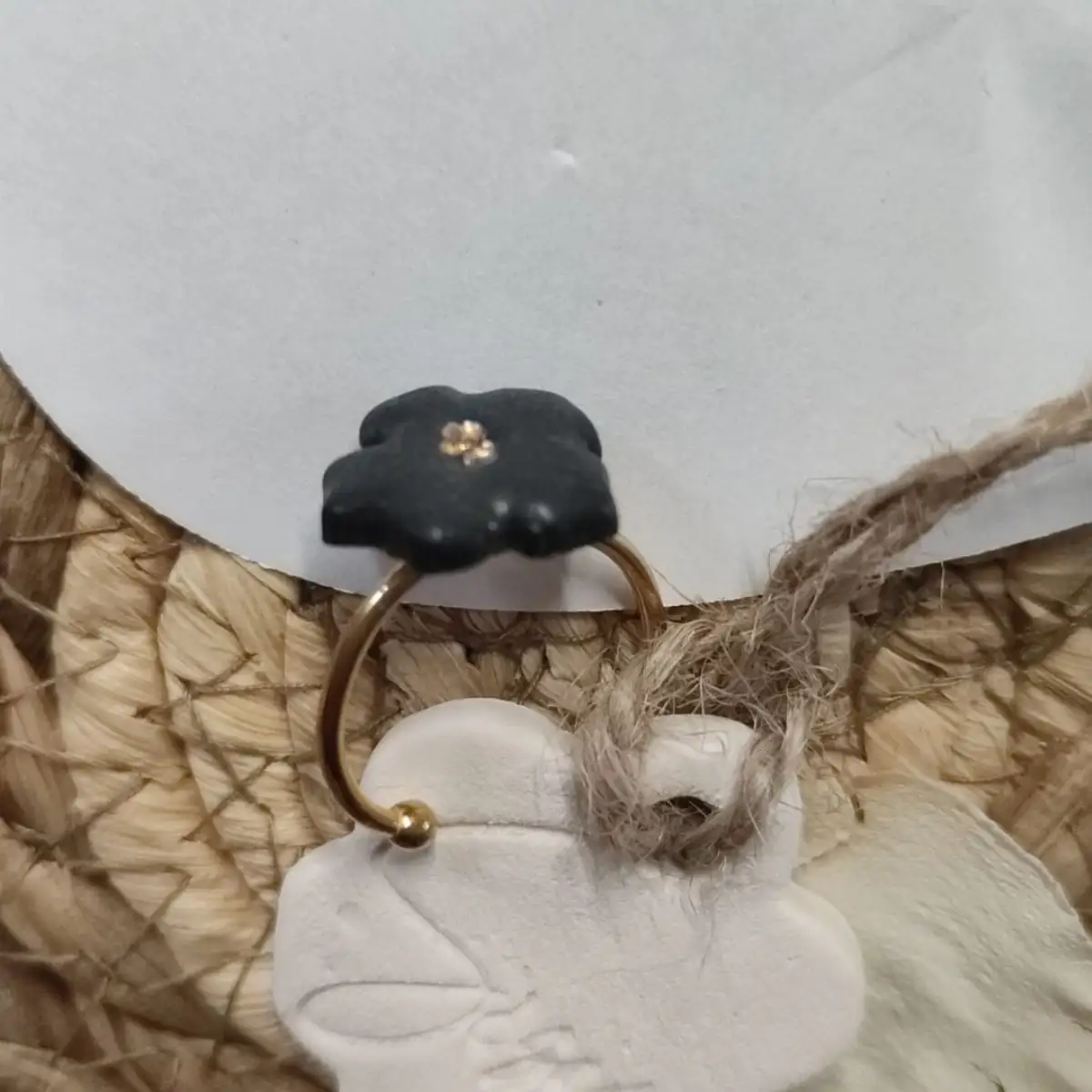 Petite Fleur - Céramique Doré à l'Or Fin