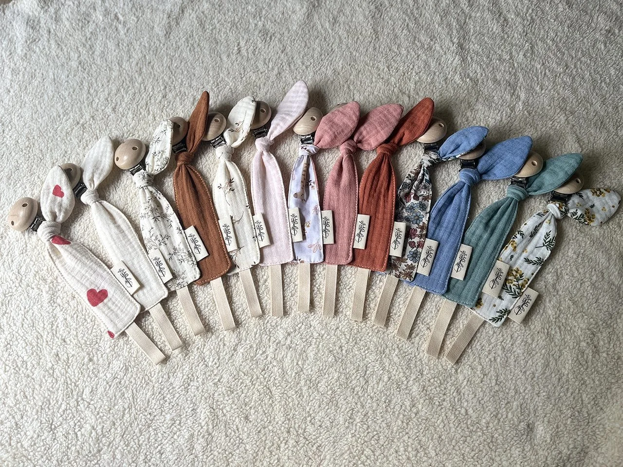 Attache tétine en coton bio