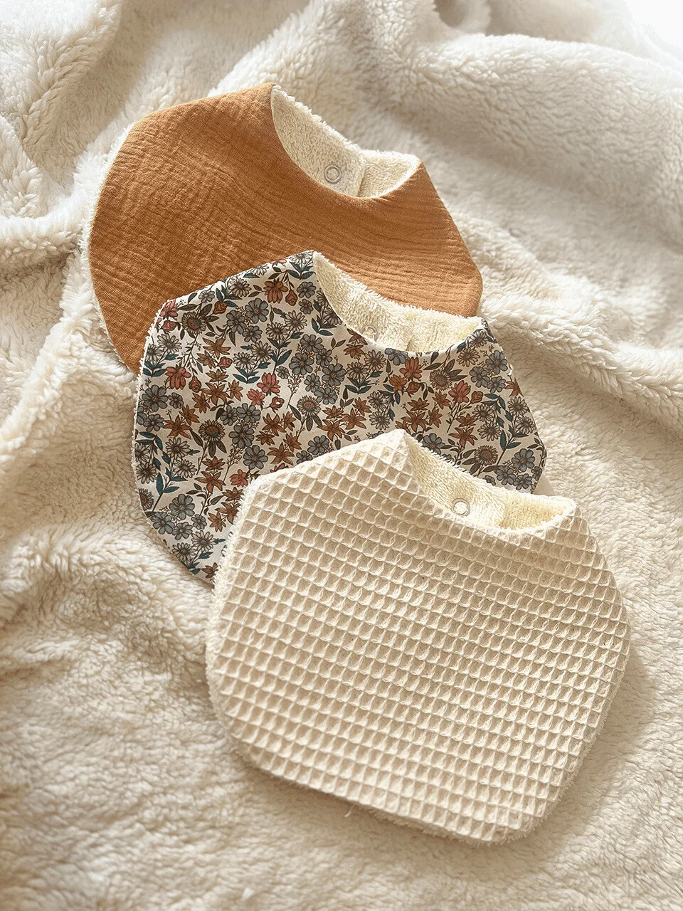 Bavoirs simples en coton Bio