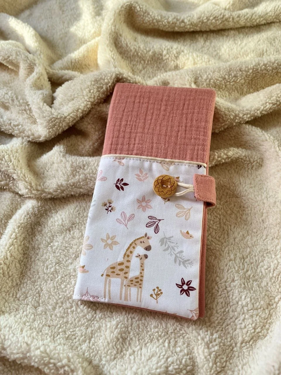 Protège livret de famille en coton Bio