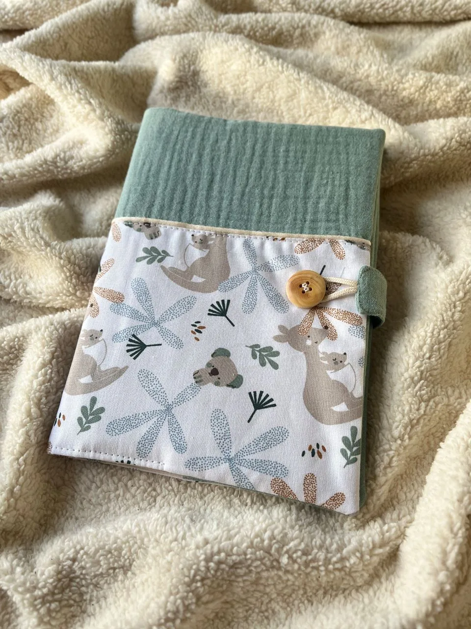 Protège carnet de santé en coton Bio