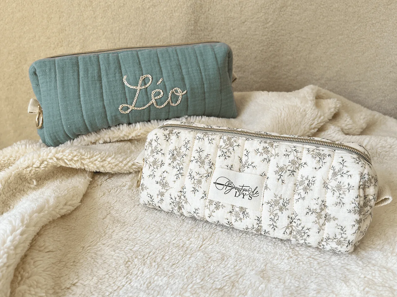 Trousse de toilette en coton Bio