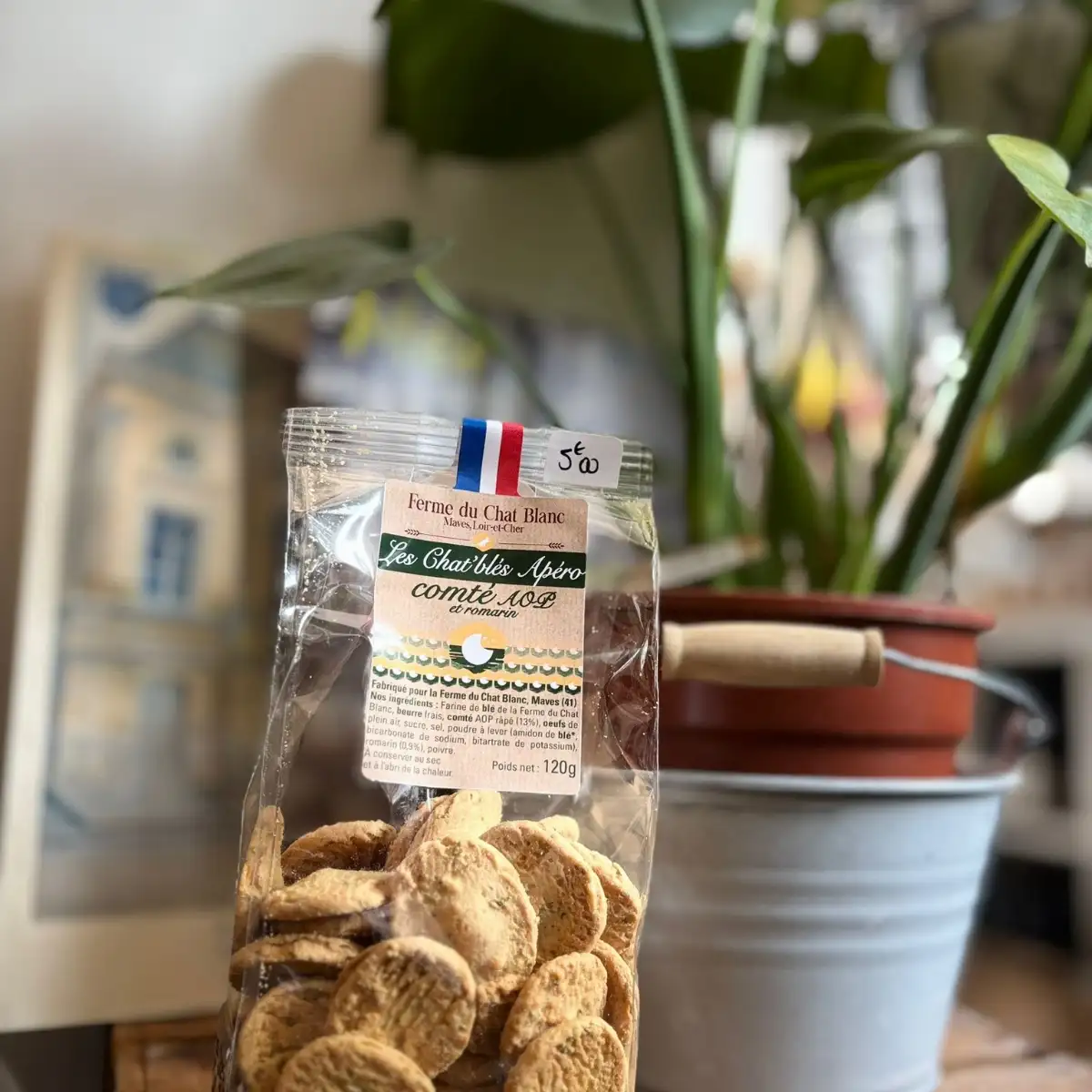 Gâteaux Comté AOP et Romarin