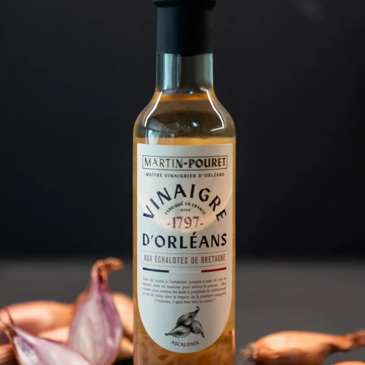 Vinaigre de Vin Blanc à l’Échalote – Martin-Pouret | Vieilli en Fût de Chêne
