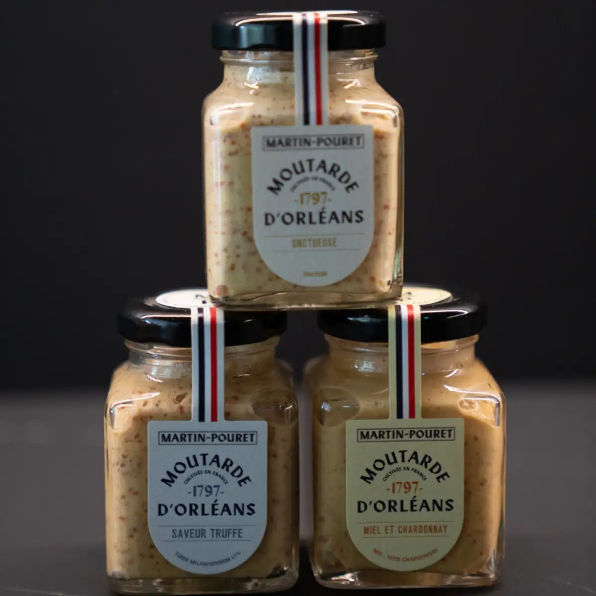 Coffret découverte moutardes 3x95g - MARTIN POURET