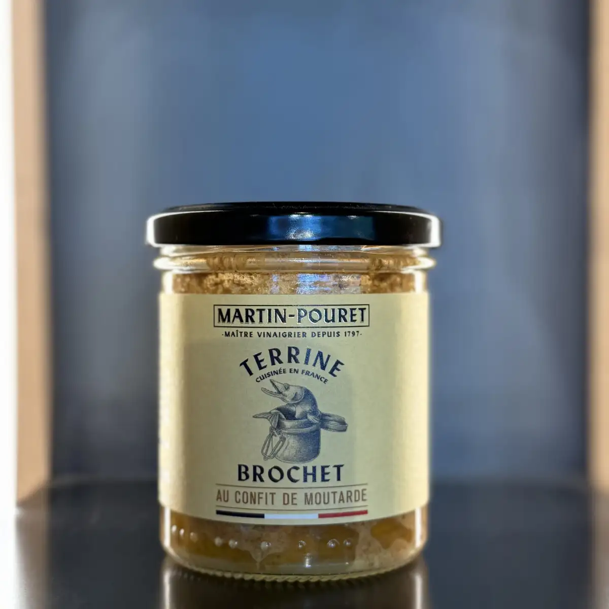 Terrine de brochet au confit de moutarde 150g