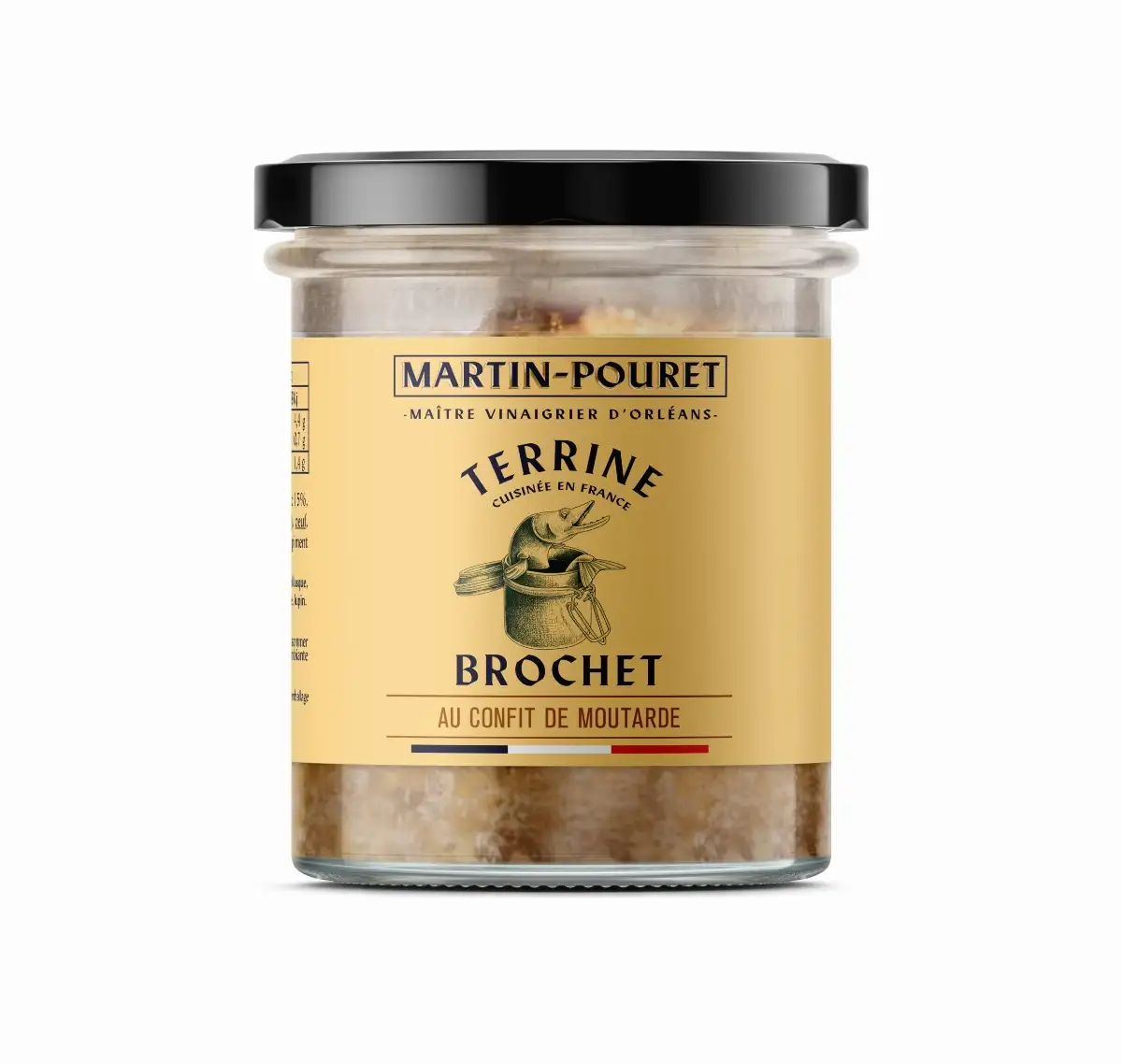 Terrine de brochet au confit de moutarde 150g