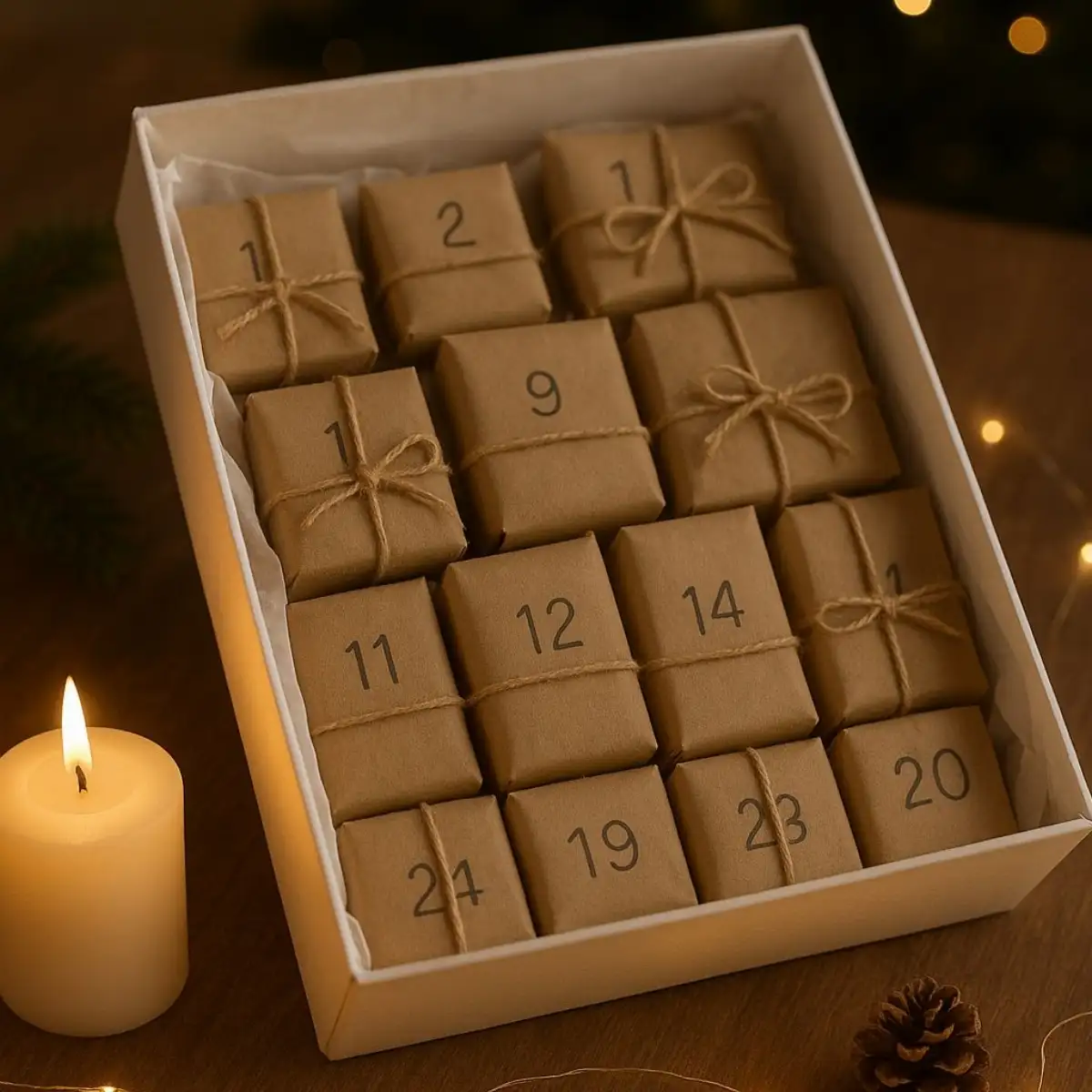 Calendrier de l'Avent - Bougie