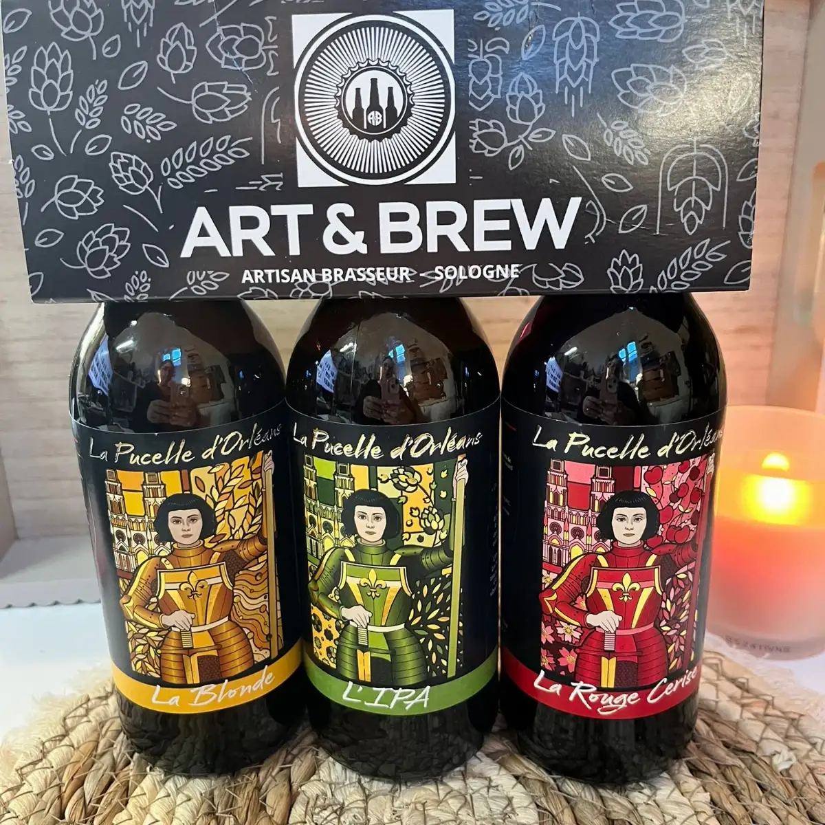 Bière LA PUCELLE d'Orléans (Jeanne d'Arc) - Pack de 3 x 33 cl