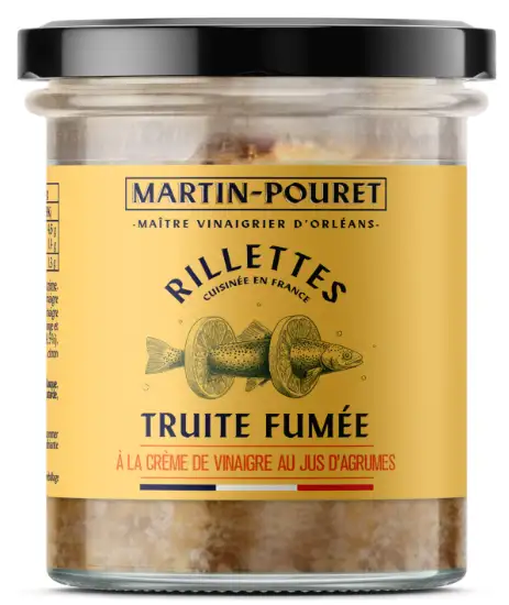 Rillettes de truites au vinaigre d’agrumes 150g