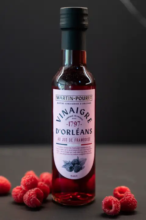 Vinaigre au jus de framboise 25cl - Maison Martin-Pouret, Orléans