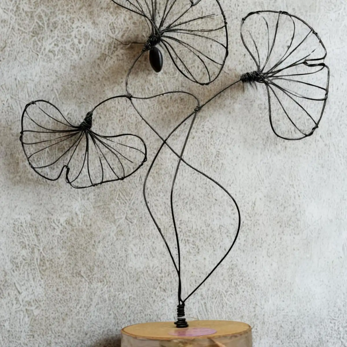 Feuille GINKGO en fil de fer - Line and Co