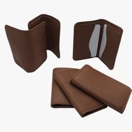 Porte carte "2CC" Cuir Agneau - Nina Boutik