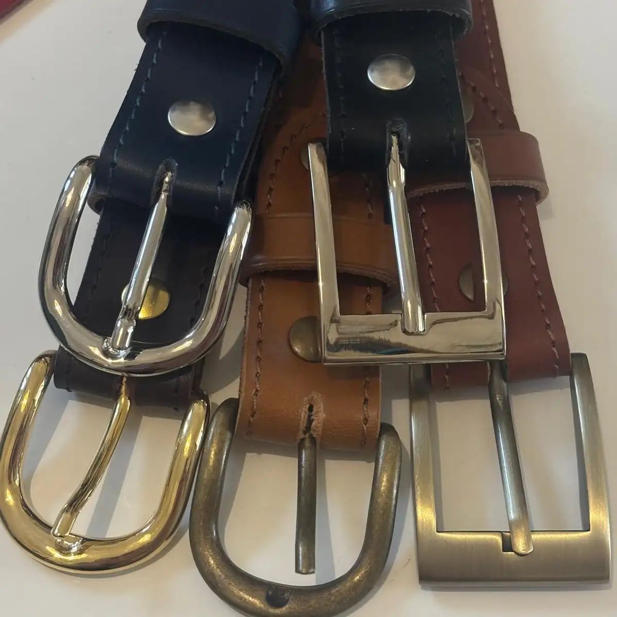 Ceinture Cuir Vachette Tannage Végétal - Nina Boutik