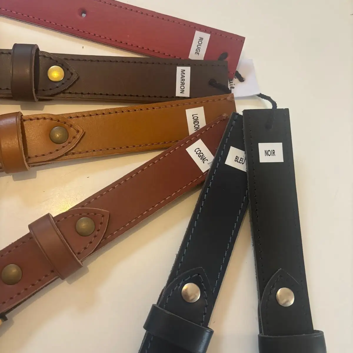 Ceinture Cuir Vachette Tannage Végétal - Nina Boutik