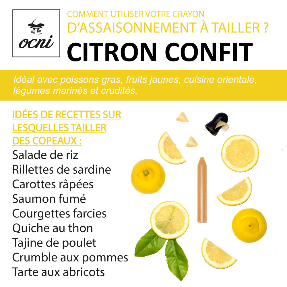 Coffret citron confit - Nina Boutik