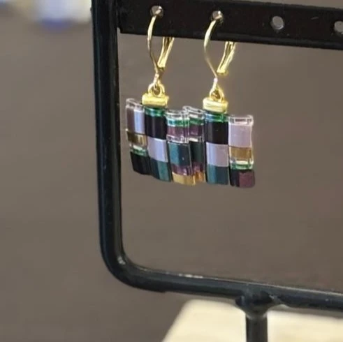 Boucles d'Oreilles - The Wall Multicolore - Nina Boutik