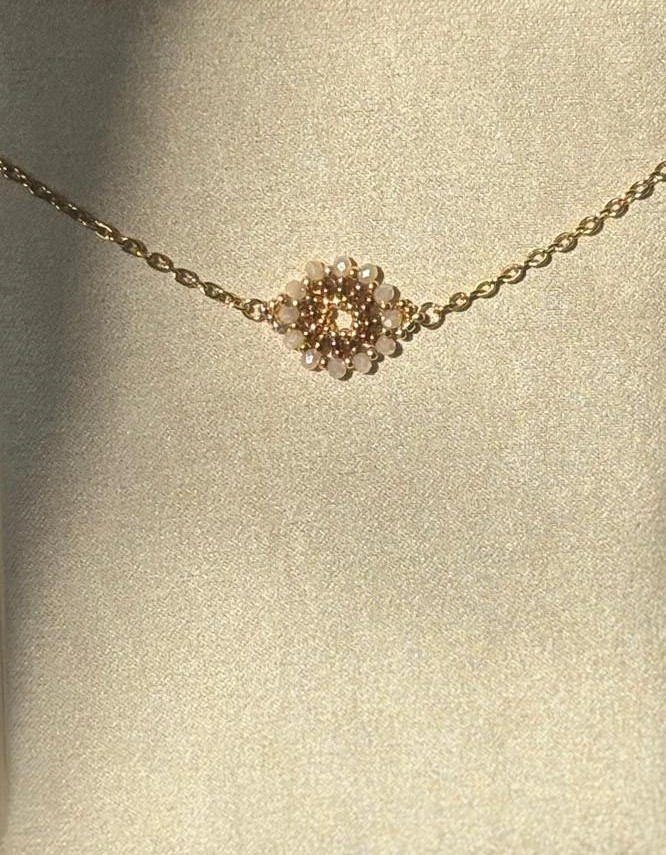 Bracelet - Ferry Wheels Beige & Doré - Nina Boutik