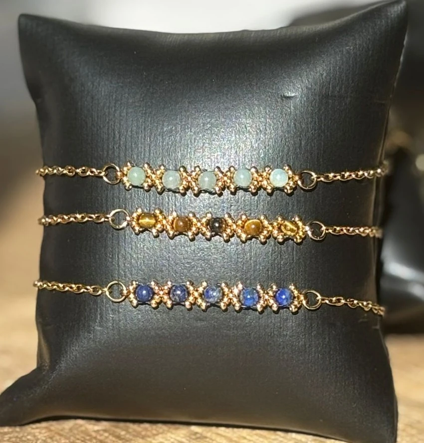 Bracelet - Precious Lace Marron & Doré