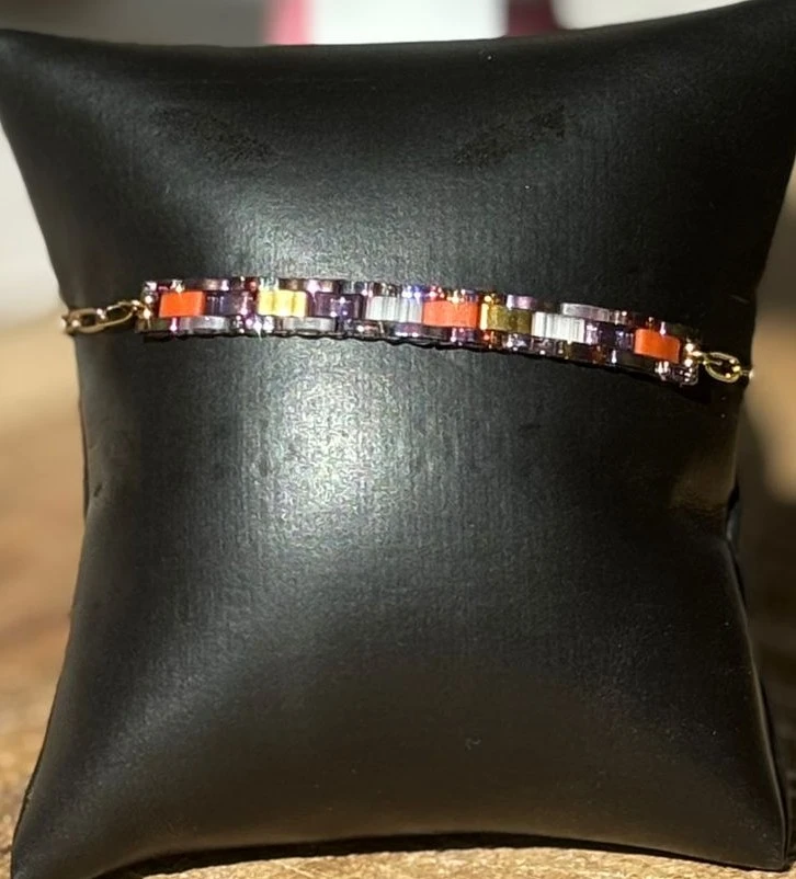 Bracelet - Tila Chain Multicolore & Doré