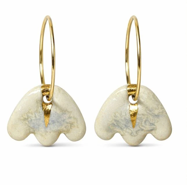 Tulipes - Céramique Doré à l'Or Fin