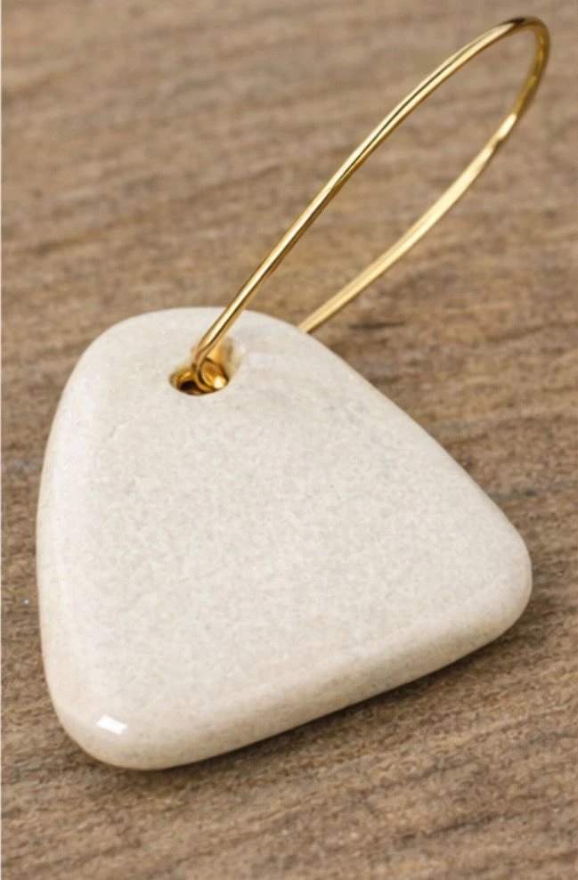 Feuillage - Céramique Doré à l'Or Fin