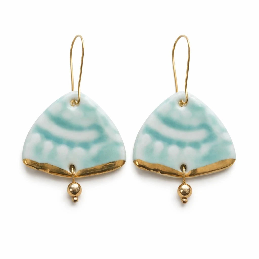 Indie - Céramique Doré à l'Or Fin