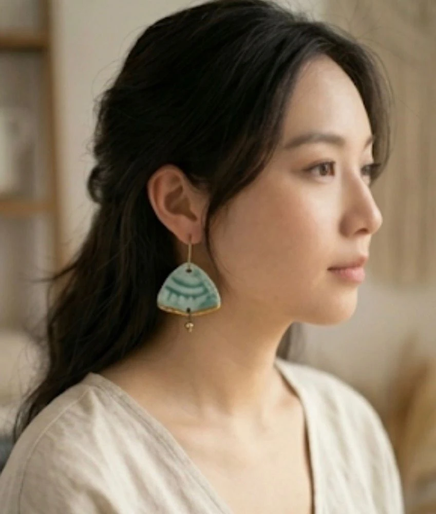 Indie - Céramique Doré à l'Or Fin