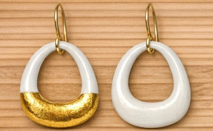 Duo Doré - Céramique Doré à l'Or Fin