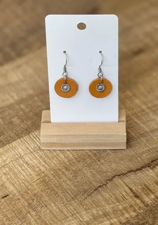 Boucles d'Oreilles - Rayon Orange