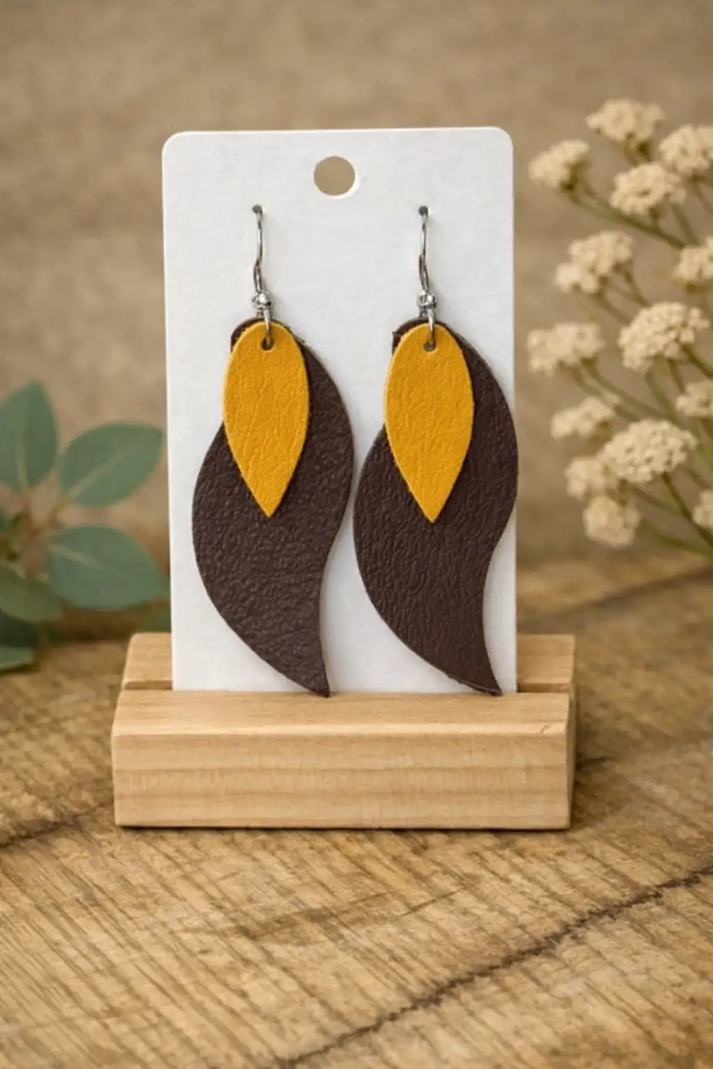 Boucles d'Oreilles - Duo Terre & Soleil