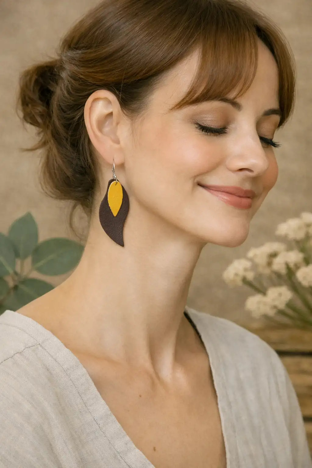 Boucles d'Oreilles - Duo Terre & Soleil