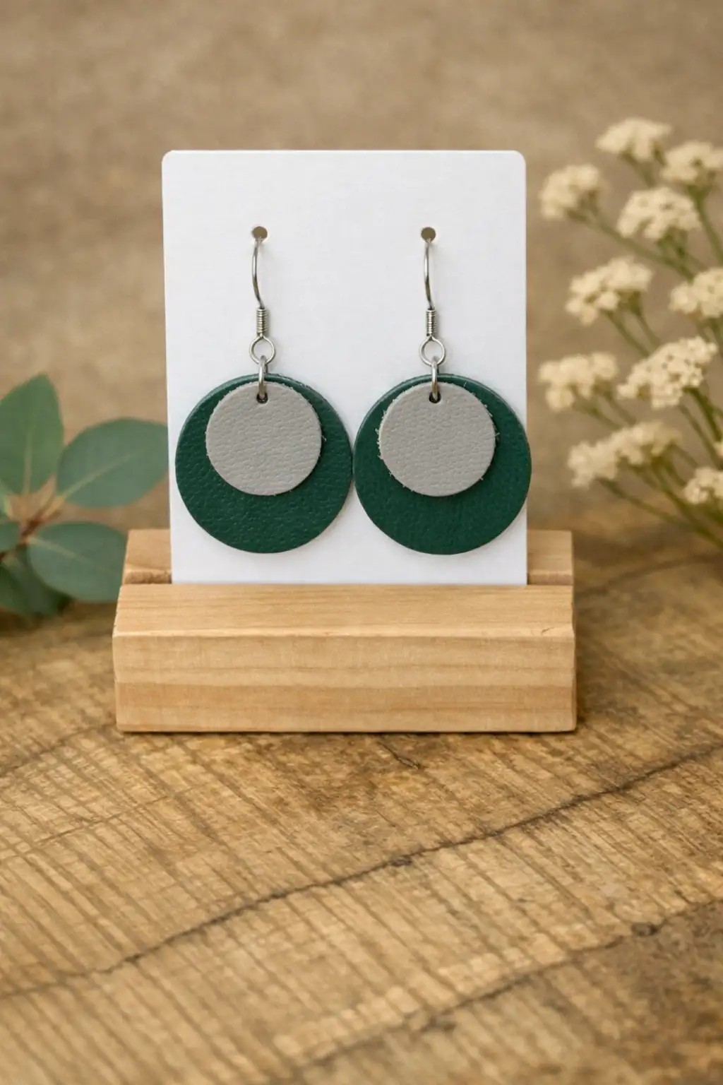 Boucles d'Oreilles - Duo Sauge