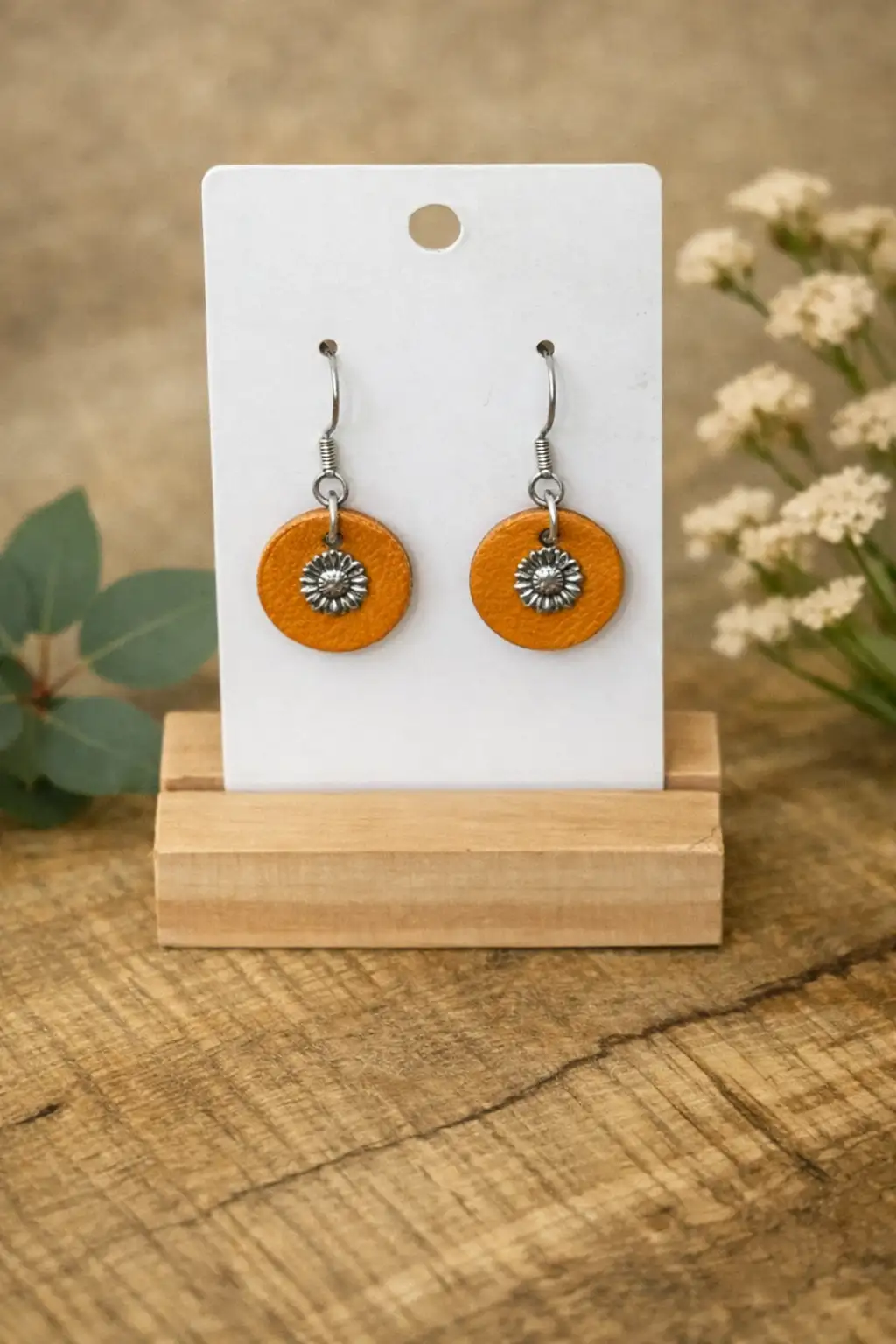 Boucles d'Oreilles - Rayon Orange